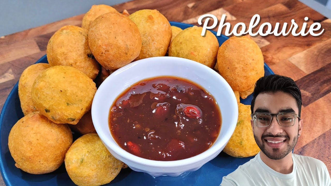 Flour Pholourie || Roti Shop Pholourie || VEGAN Recipe- Episode 341