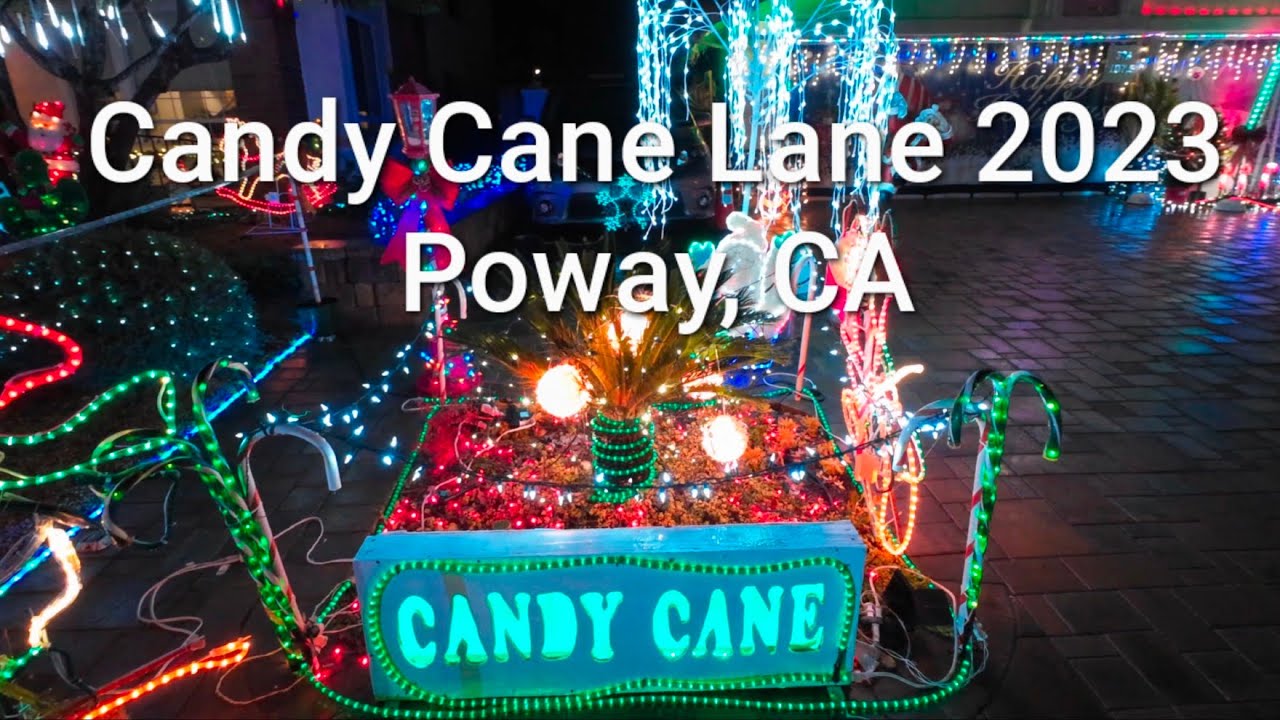 Candy Cane Lane, Poway December 2023.