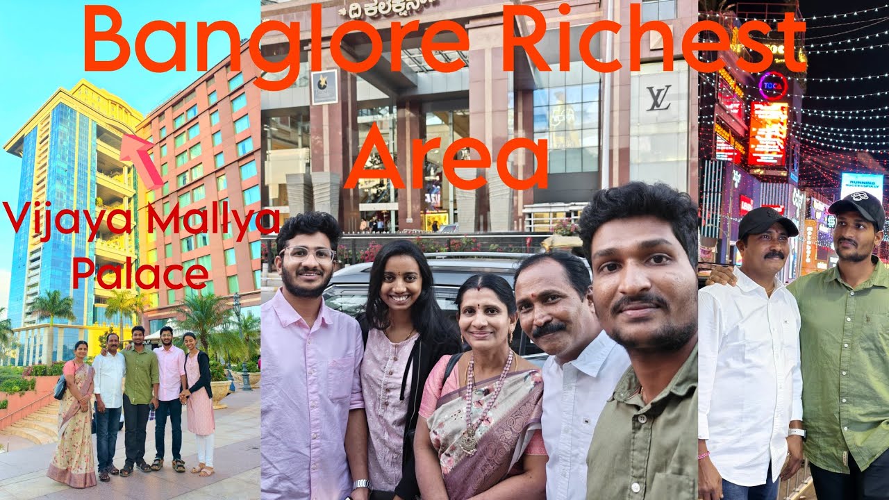 Bangalore Richest Area | Vijay Mallya Palace | UB City Mall 