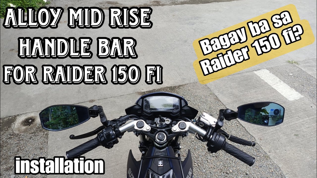 Raider 150 fi 2024| installing alloy mid rise handle bar