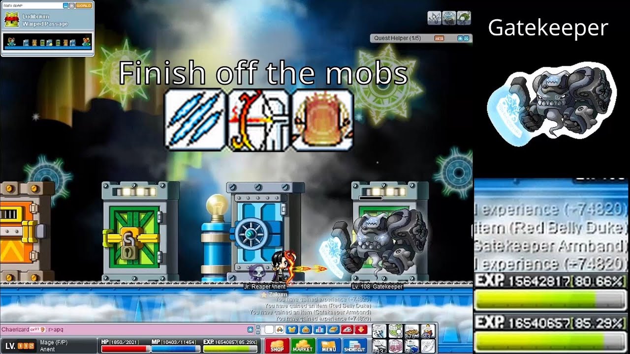 [Old School MapleStory] Fire/Poison Gatekeeper Training