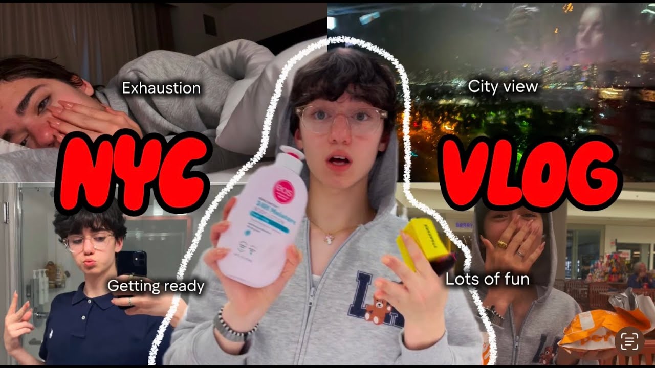 SPENDING 8 HOURS IN A BUS ?!? NYC SCHOOL FIELD TRIP VLOG🗽🍎 (funny asf!!)