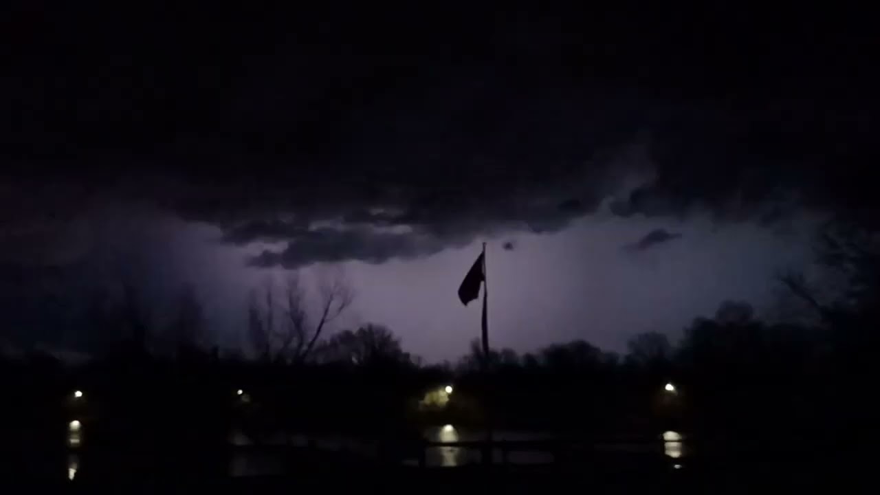 Friday 6 March 2026 as storm is approaching us in OK. Lots of electricity 
