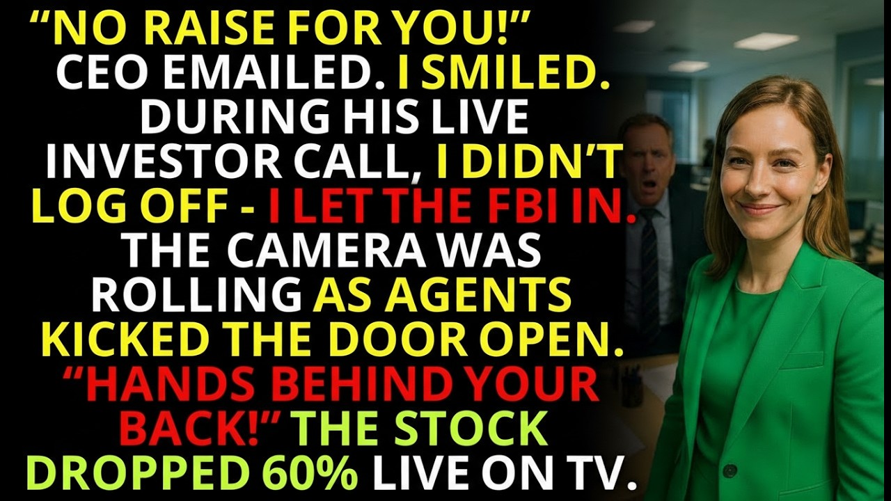 Internal Auditor's Revenge  FBI Arrests CEO During Live Investor Call &ndash; Stock Crashes 60%