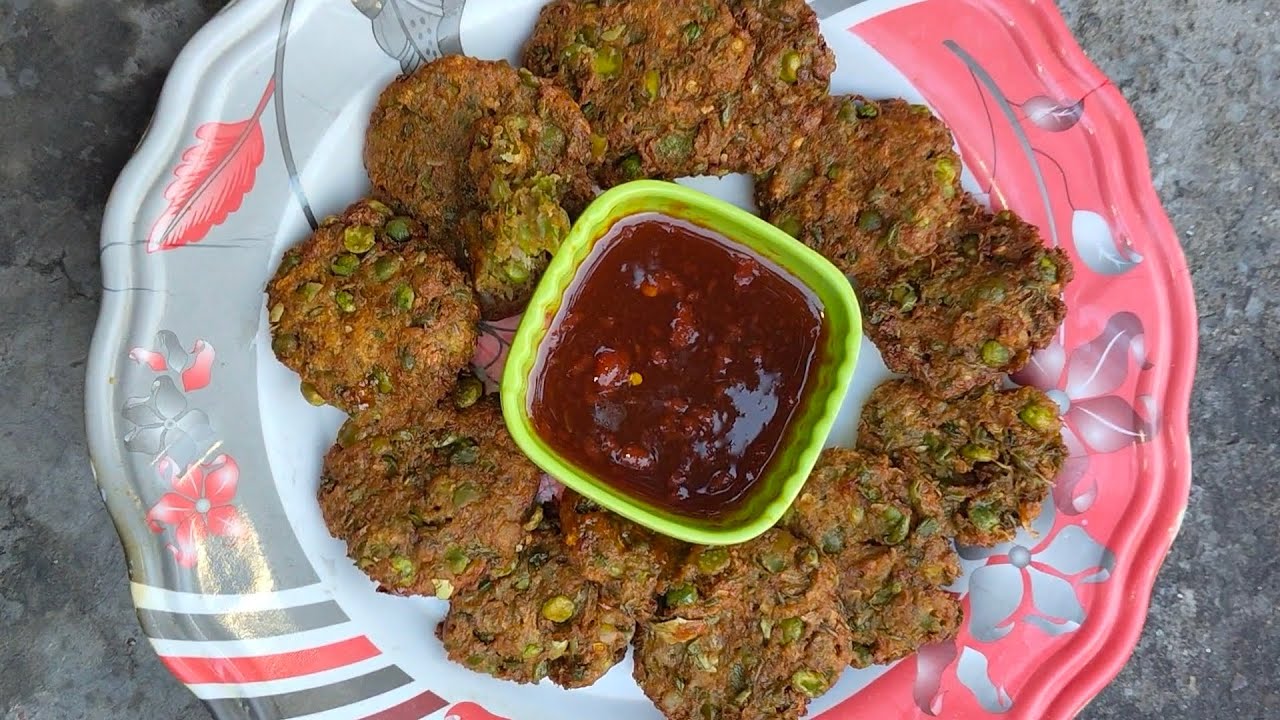 🔥चूल्हे पर बनाई कुरकुरी मटर टिक्की 😍 | बिना ओवन बिना फ्रायर | Ramzan Special Iftar Recipe🤤