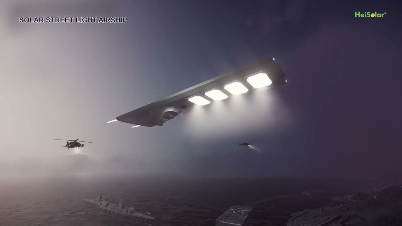 SOLAR STREET LIGHT AIRSHIP Concept Video