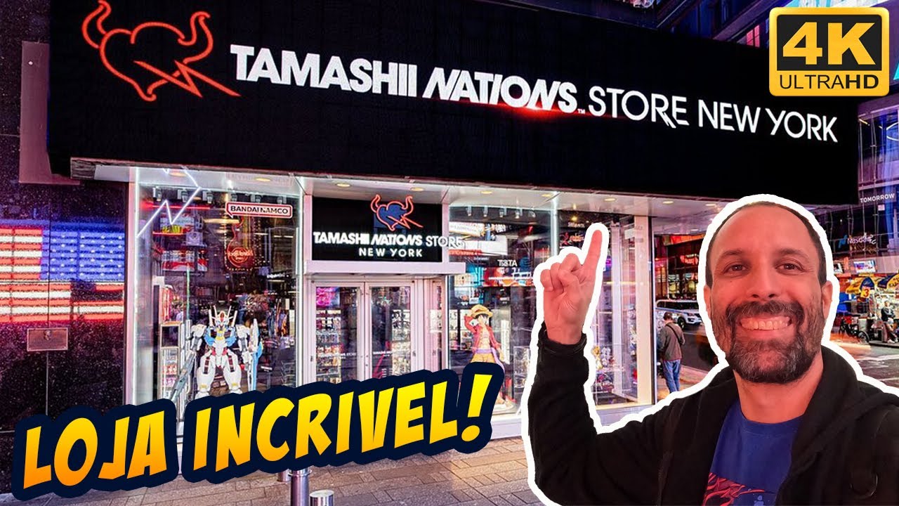 Tamashii Nations Store NY - Tour Completo pela loja da Bandai na Times Square!