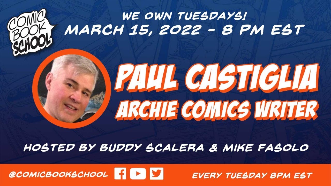 CBS|Live - Paul Castiglia - Archie Comics Writer - Toy Writer