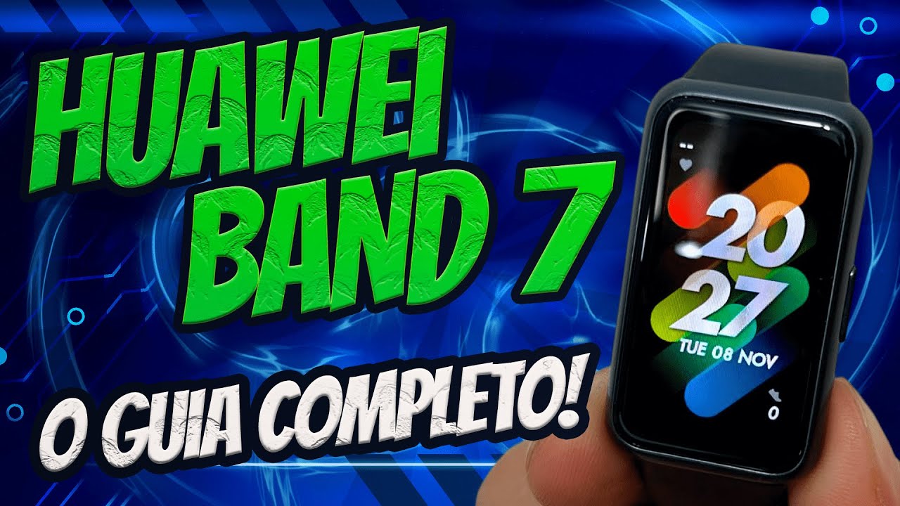Difícil não ADORAR!! 😍Review COMPLETO da Huawei Band 7