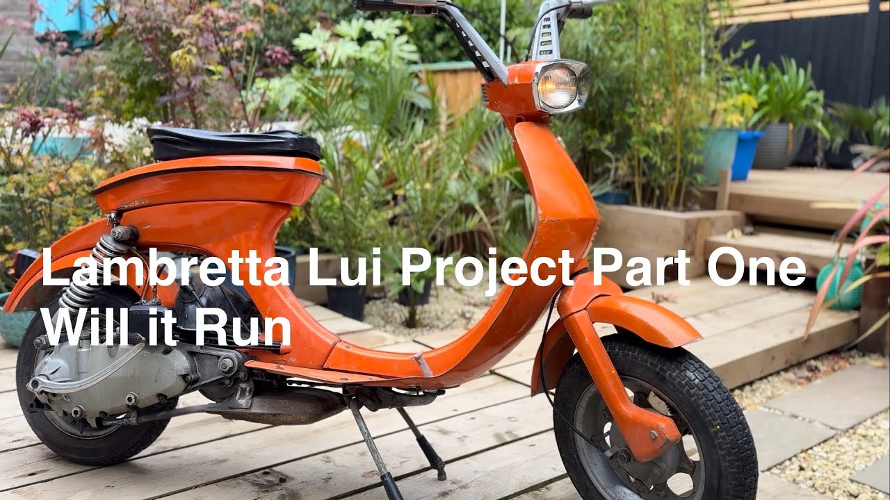 1968 Lambretta Lui Project - PART 1: Will it Run