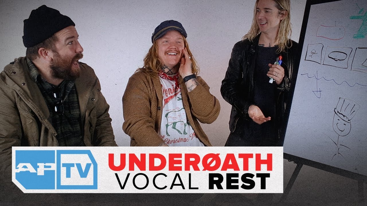 UNDERØATH's Spencer Chamberlain Put On Vocal Rest, His Bandmates Guess His Answers  | AP