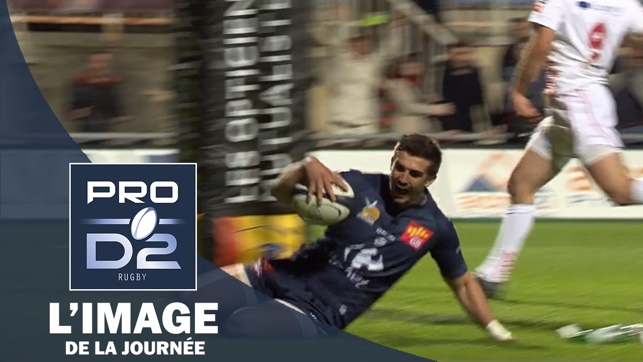 PRO D2, J28 – L’image du jour | Le 1er essai de Thomas Ramos pour Colomiers