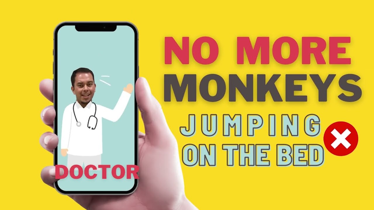 5 little monkeys jumping on the bed song キッズ英語 ||  JOHOKUこどもアカデミー