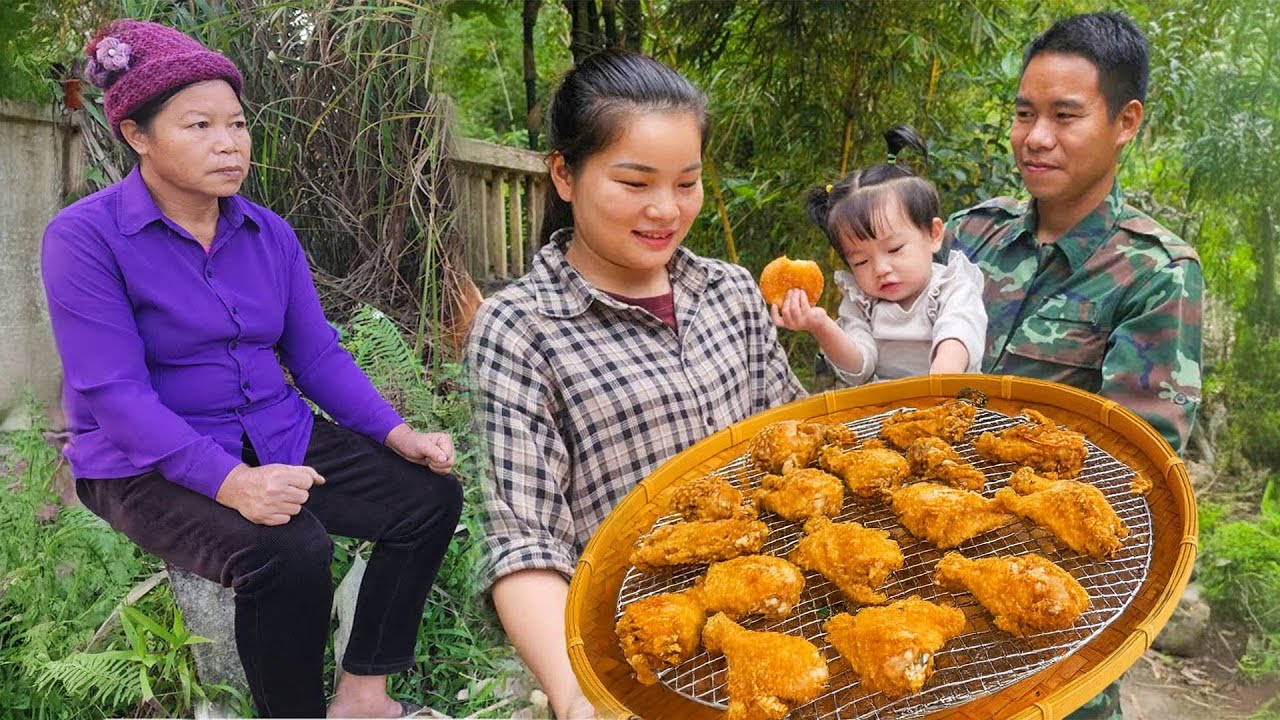 Cook Giant Grilled Chicken, Cook Rice, Roast Pork - Ly Tieu Ha