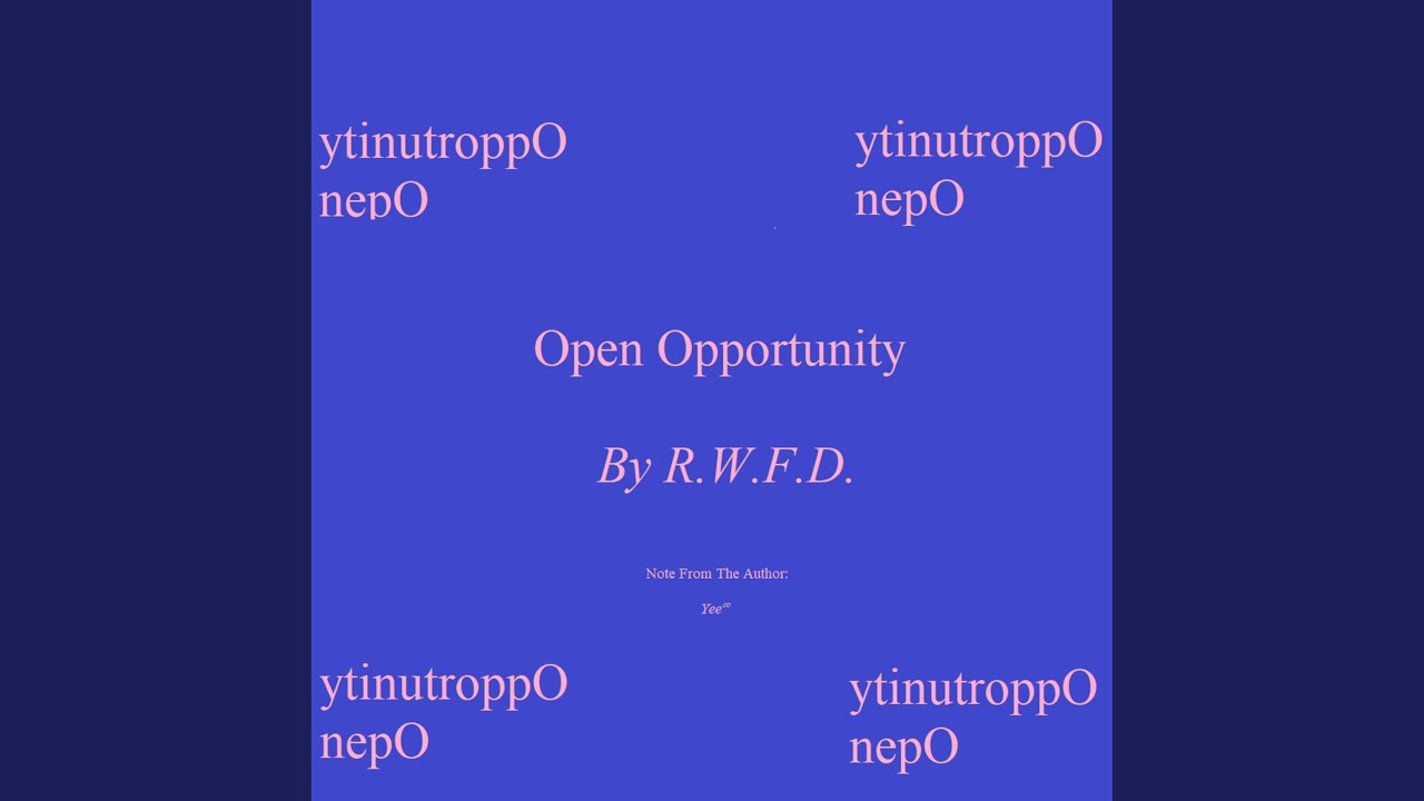 Open Opportunity