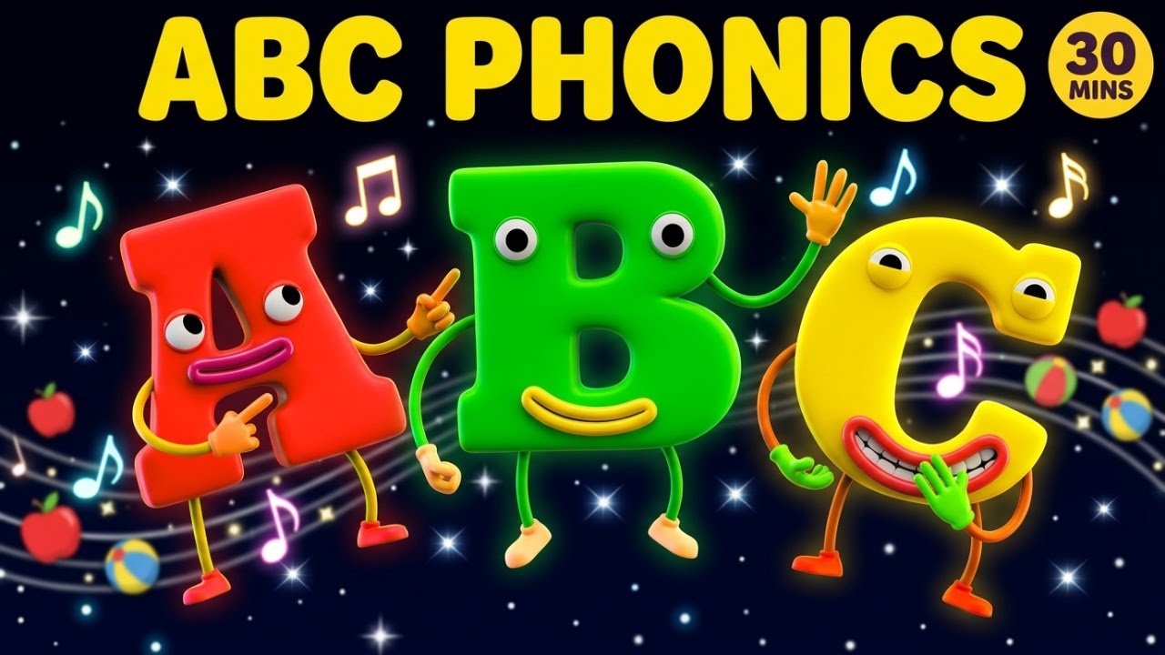 ABC Song for Kids 🎵 Easy Alphabet Song for Toddlers | Best Phonics Song for Kindergarten