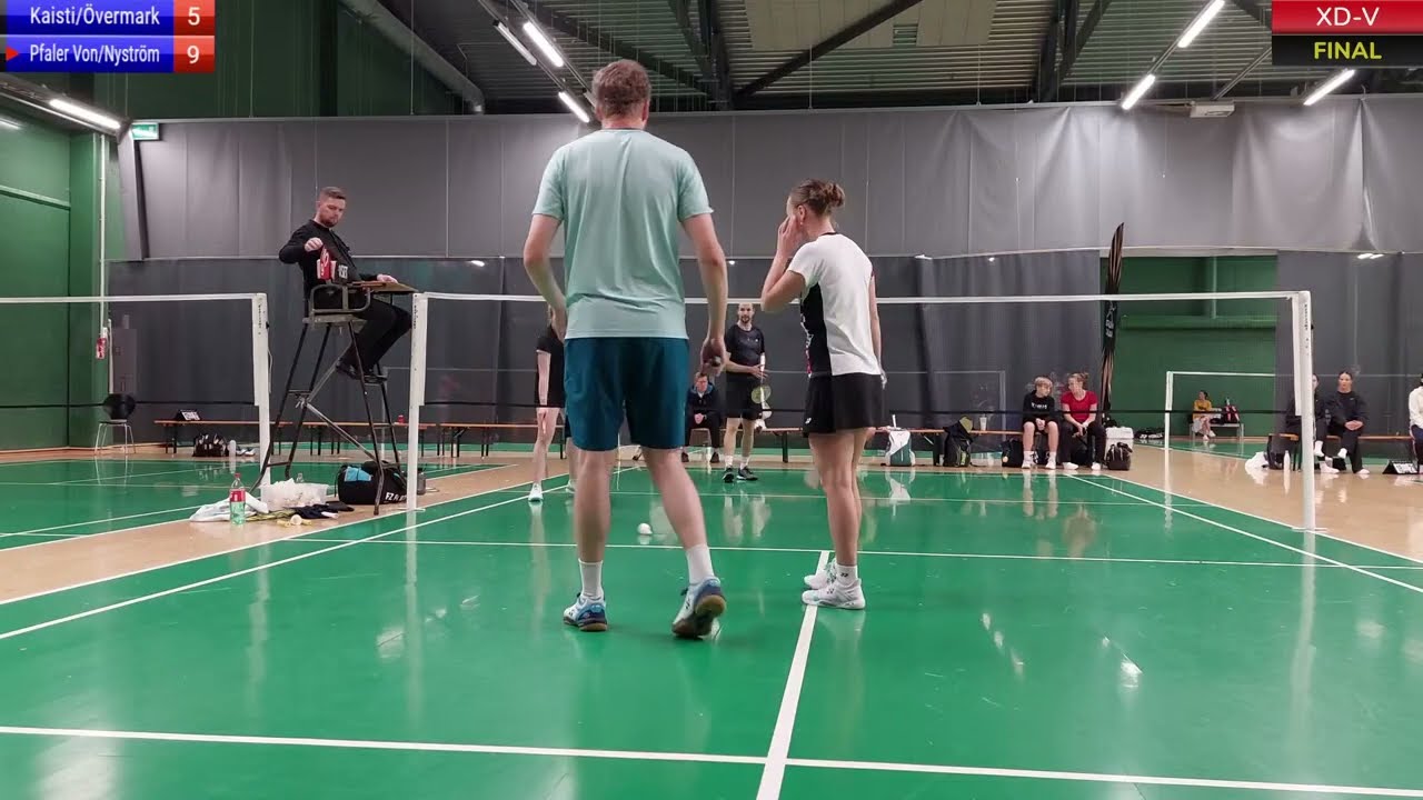 FINAL | Kaisti/&Ouml;vermark vs Pfaler Von/Nystr&ouml;m | Badminton Finland