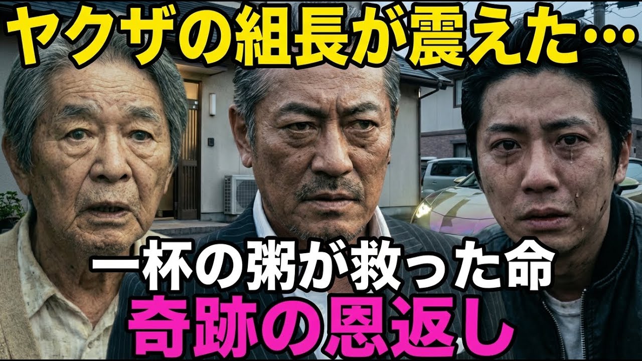 ヤクザの組長が震えた粥の恩…無断駐車で老母を捨てたクズ男への非情な制裁と、命を救った奇跡の恩返し