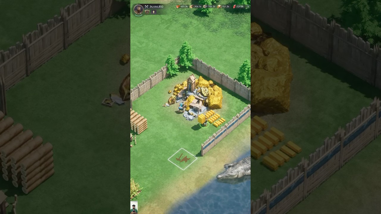 Viking Rise: Gold Mine vs Vikings 
