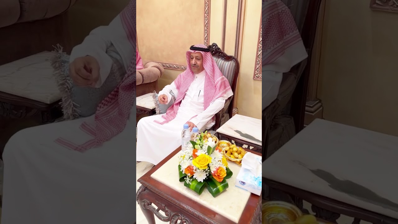 قصيده ترحيبيه بـ الأمير حسام بن سعود  في ضيافة حثلان بن ناصر السبيعي الشاعر مدغم ابو شيبه