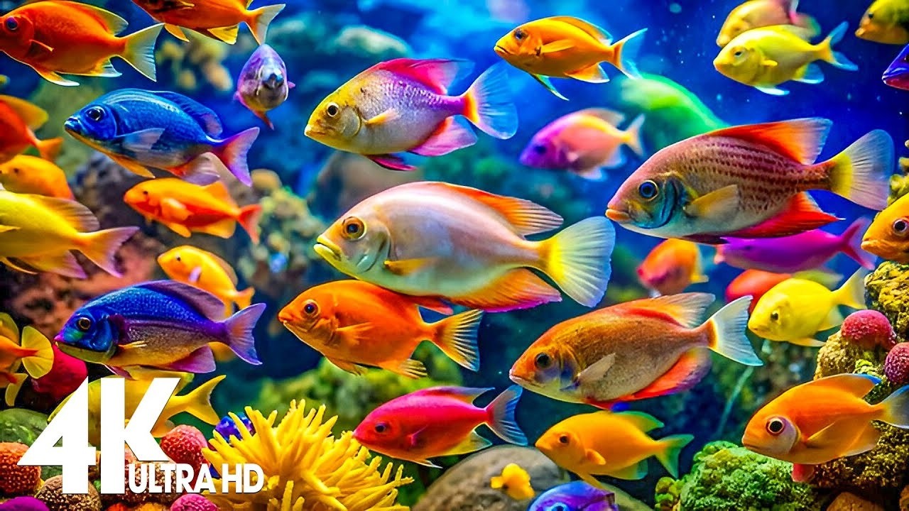 Dive Into the Mesmerizing Underwater Realm - Marvel at Sea Animal in The Best 4K UHD Aquarium
