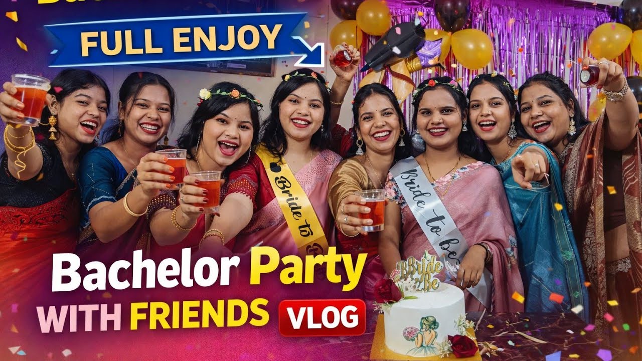 Enjoy with bachelor party 🥳