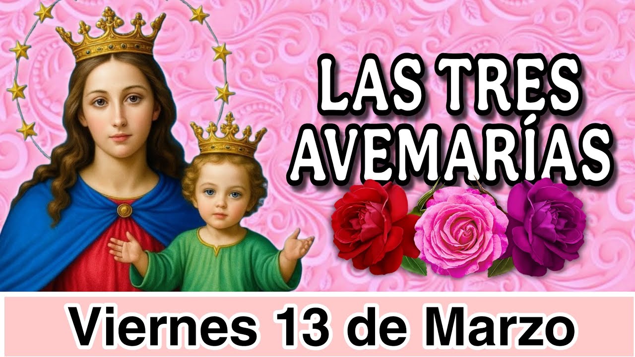 🌹Viernes 13 de Marzo 2026🌹Devoción x Las Tres Avemarías🌹#santorosario #santorosariocorto