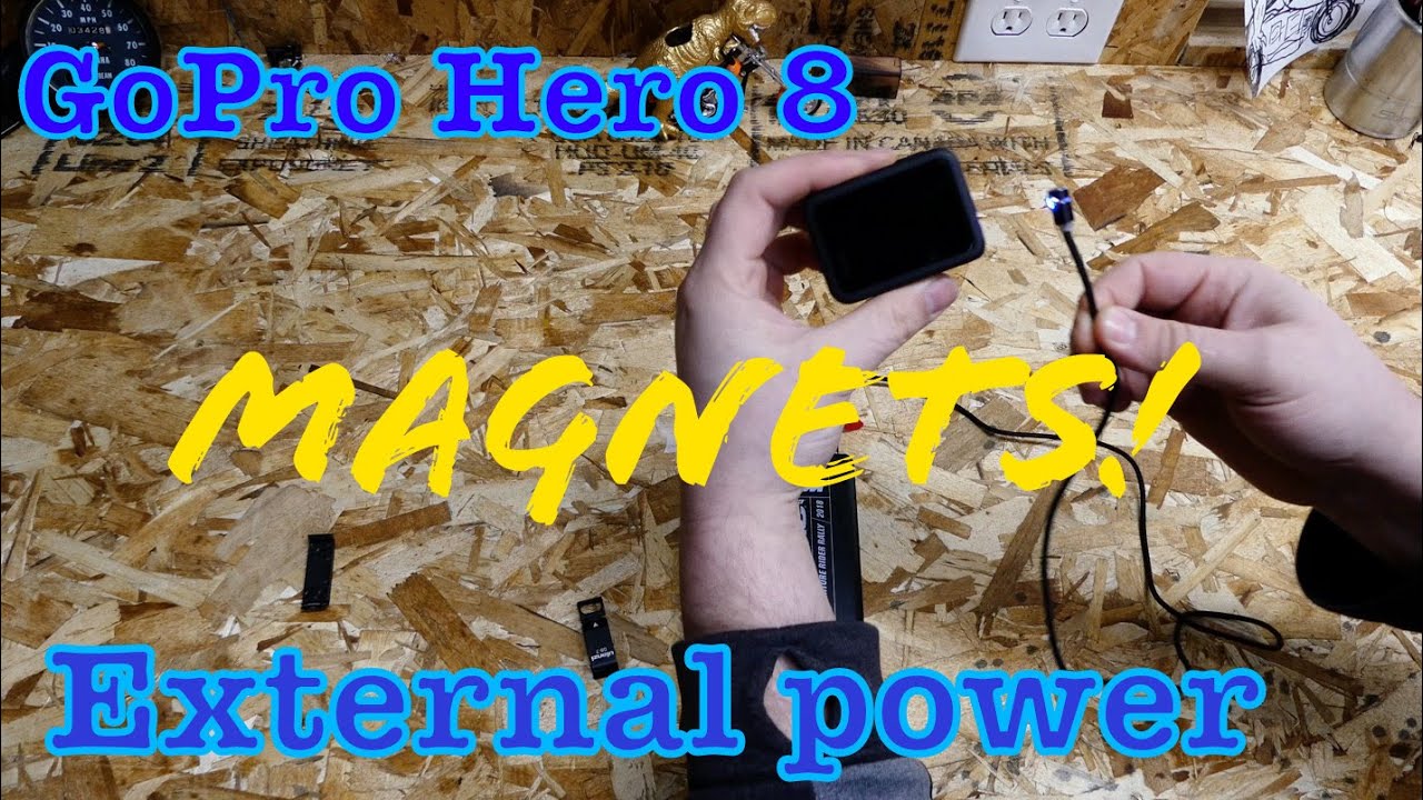 GoPro Hero 8 external power