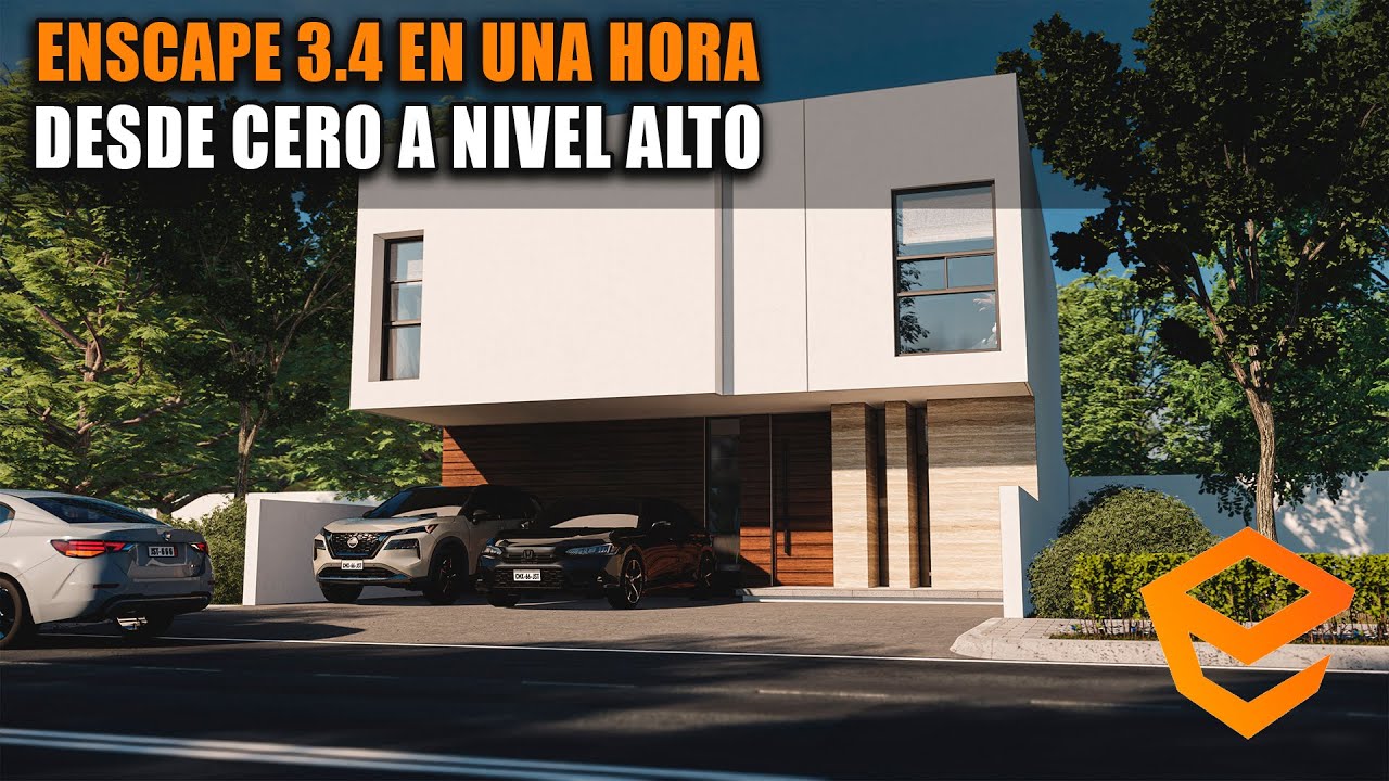 ENSCAPE 3.4 PARA SKETCHUP EN UNA HORA DESDE CERO | render realista