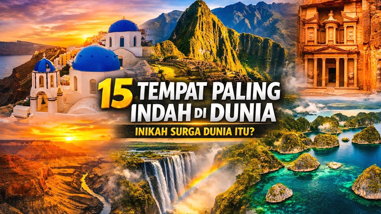 15 Tempat Paling Indah di Dunia