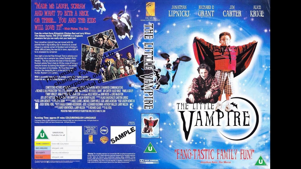 Original VHS Opening: The Little Vampire (2001 UK Rental Tape)