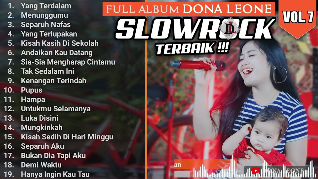FULL ALBUM SLOW ROCK TERBAIK DONA LEONE VOL.7 | Woww VIRAL Suara Menggelegar Lady Rocker Indonesia