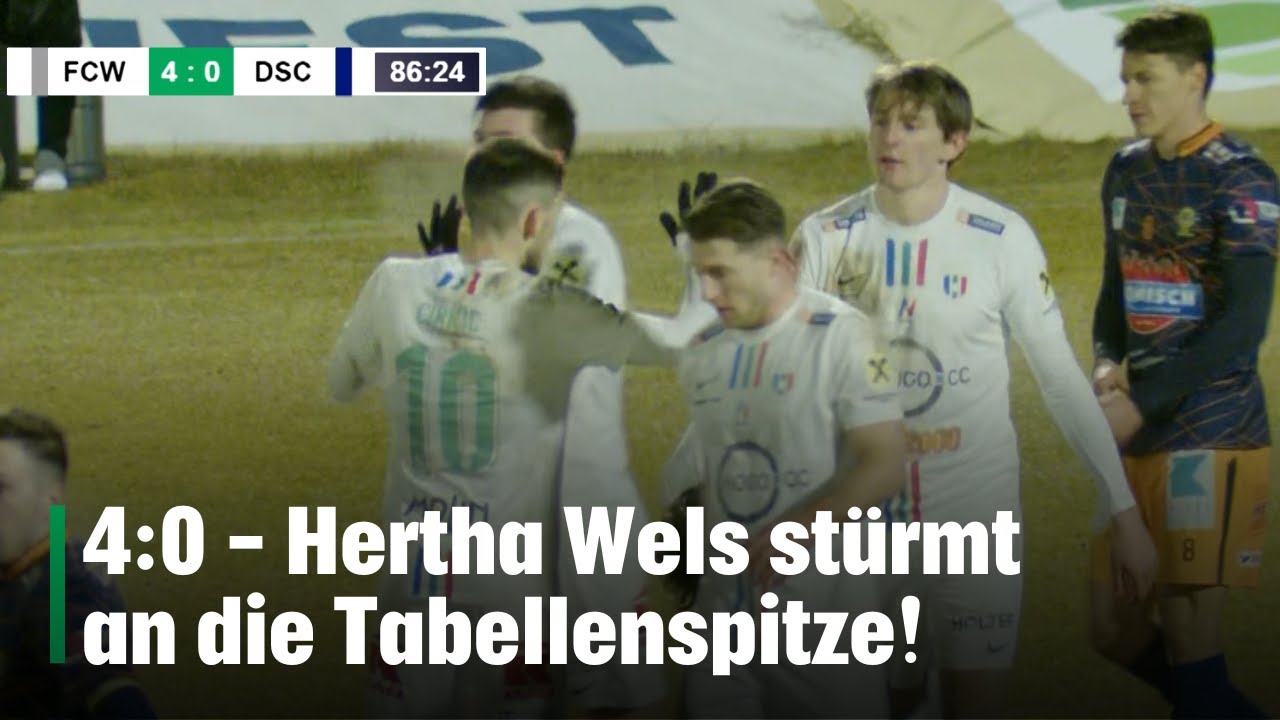 4:0! Wels stürmt an die Tabellenspitze