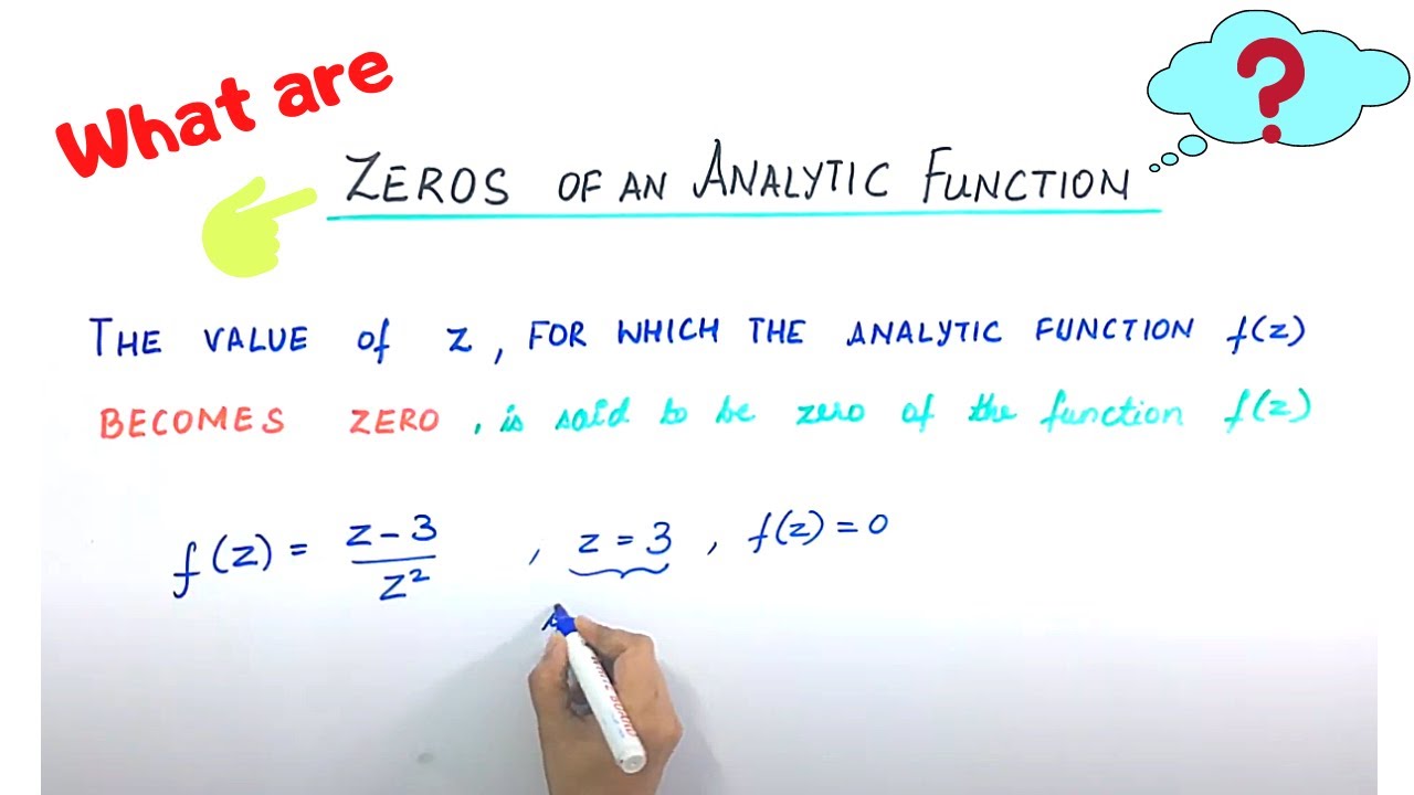 Lecture 1 | Zeros of an Analytic Function | Zeros and Singularities | Complex Analysis