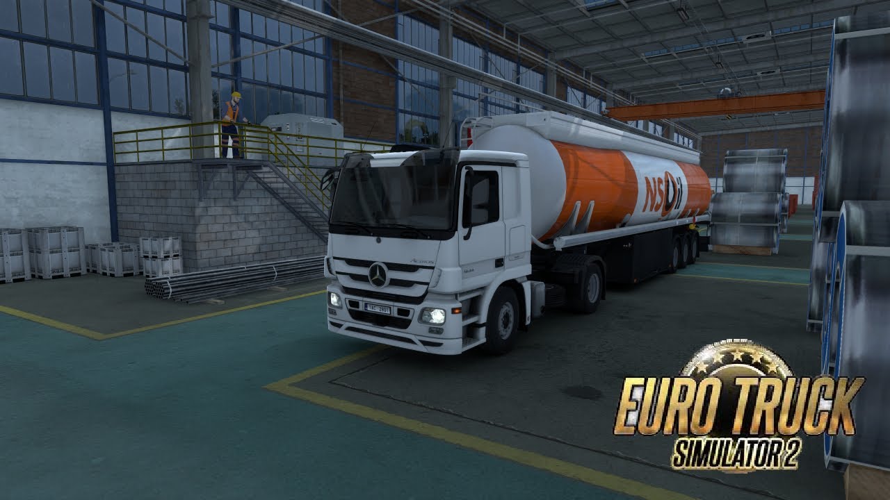 HAMBURG to DUISBURG: Driving Through the Industrial Heart (ETS2)