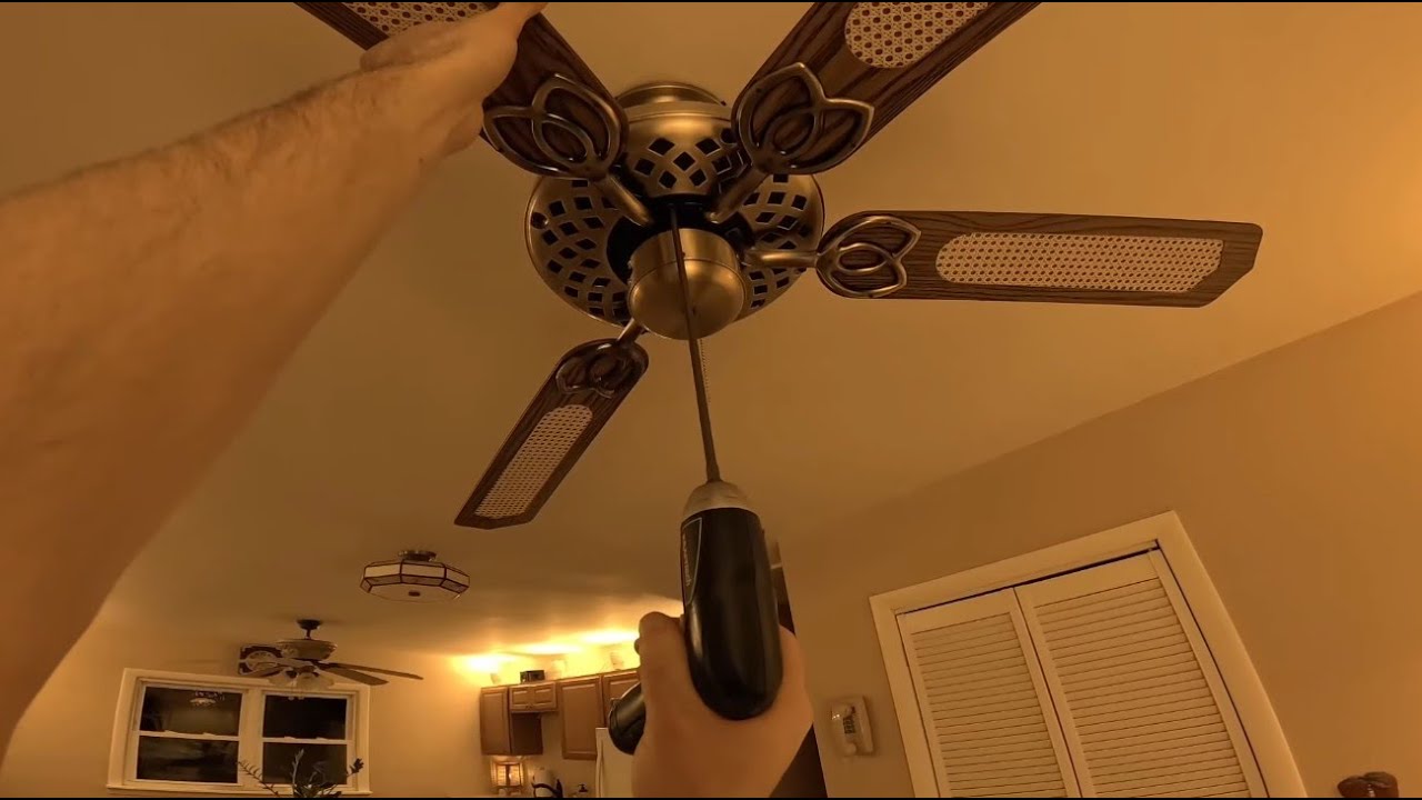 Installing a Crest 8600 Ceiling Fan Into The Dining Room