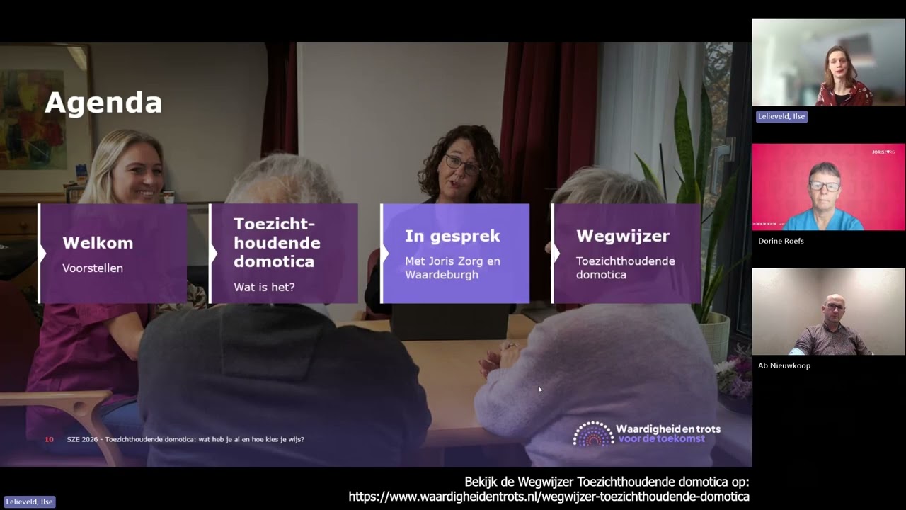 Webinar: Toezichthoudende zorgdomotica – wat heb je al en hoe kies je wijs?