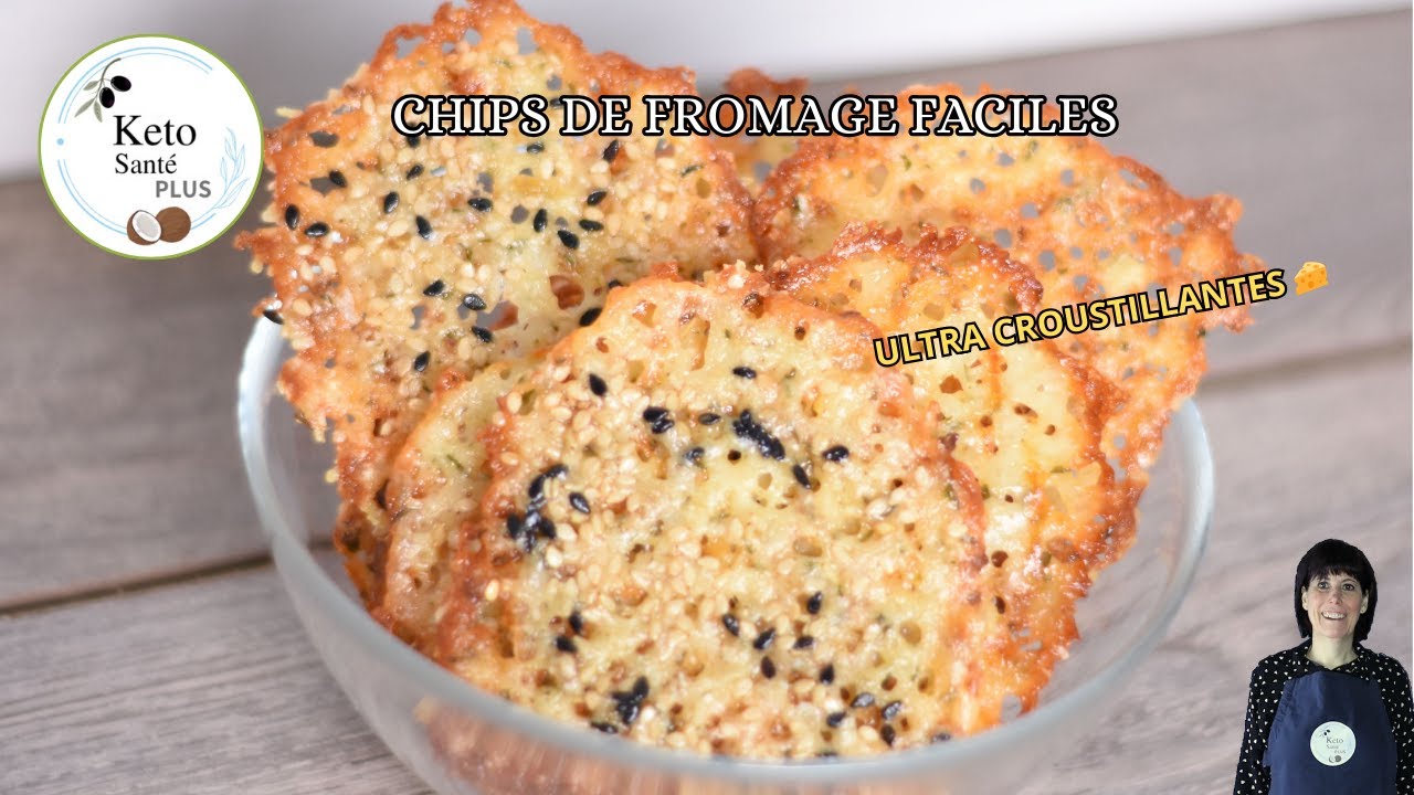 CHIPS de FROMAGE ULTRA CROUSTILLANTES 🧀 | Tuiles de Parmesan FACILES et RAPIDES