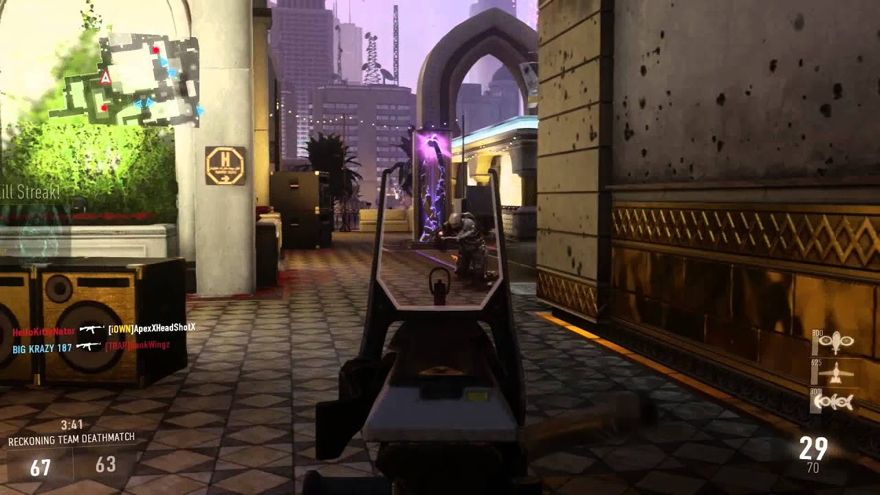 Call of Duty: Advanced Warfare Reckoning DLC Overload Map TDM Gameplay