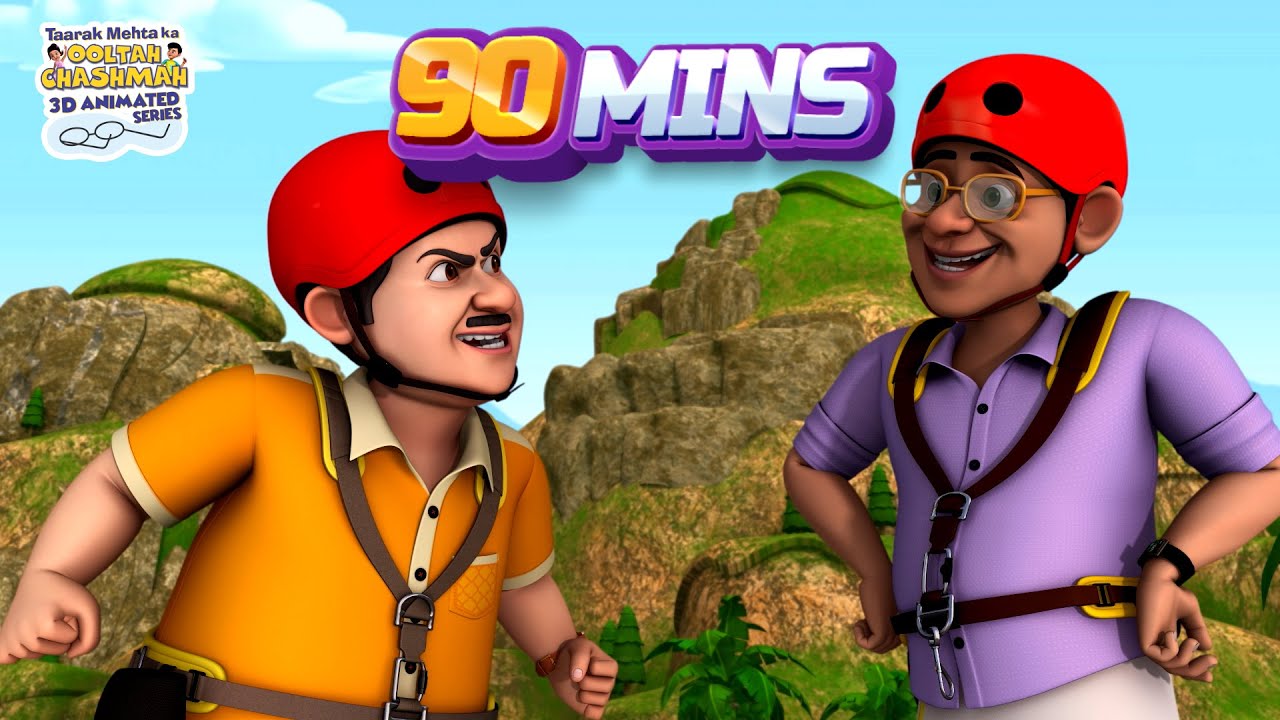 90 Mins Non Stop Laughter| Taarak Mehta Ka Ooltah Chashmah 3D Animated Series | TMKOC Comedy Special