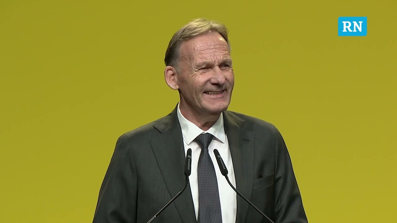 Watzke bei der BVB-Hauptversammlung 2023: 