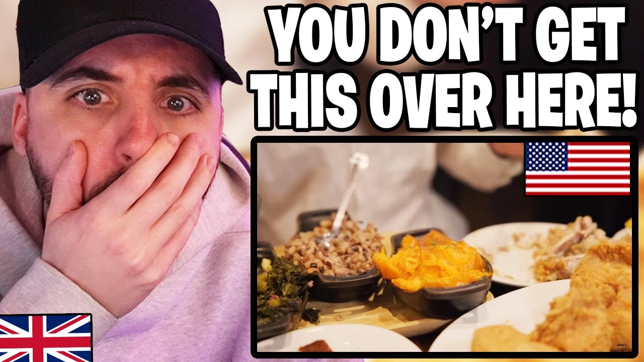 Brit Reacts to Trying American Soul Food!