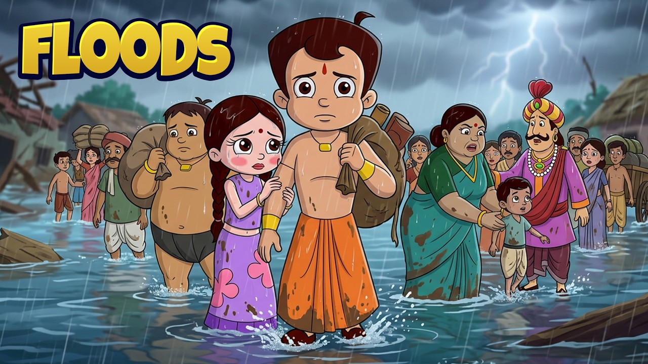 Chhota Bheem - Floods in Dholakpur | ढोलकपुर डूब गया | Cartoons for Kids in Hindi