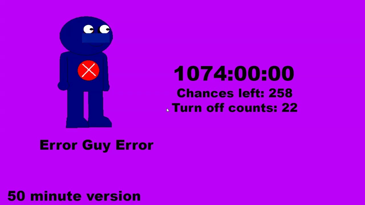 Error Guy Error 2 (50 MINUTES EDITION!)