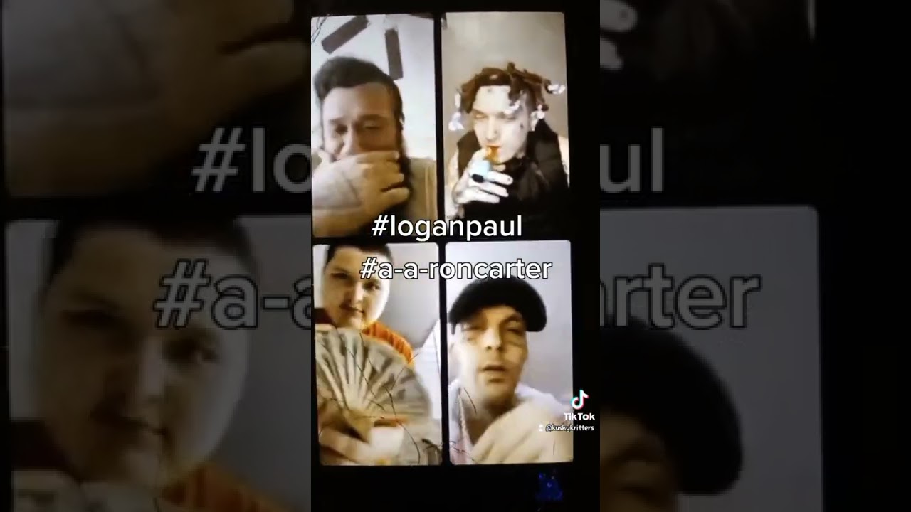 Aaron Carter calling out Logan Paul