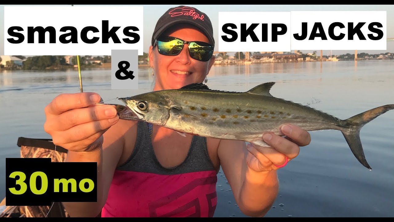 "SMACKS & SKIPJACKS" fishing Big Lagoon for Redfish, Trout, Spanish Mackerel PERDIDO KEY FLORIDA