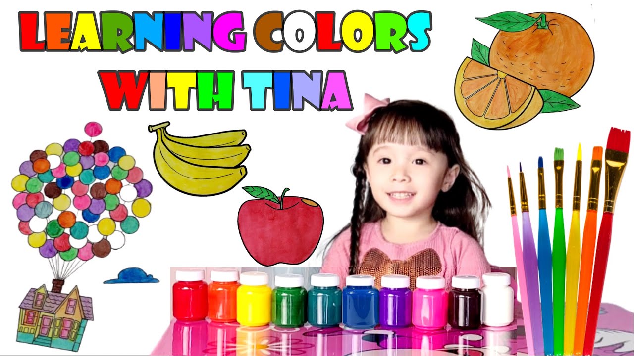 Best Learning Video for Toddlers Learn Colors with Washable Kids' Paint