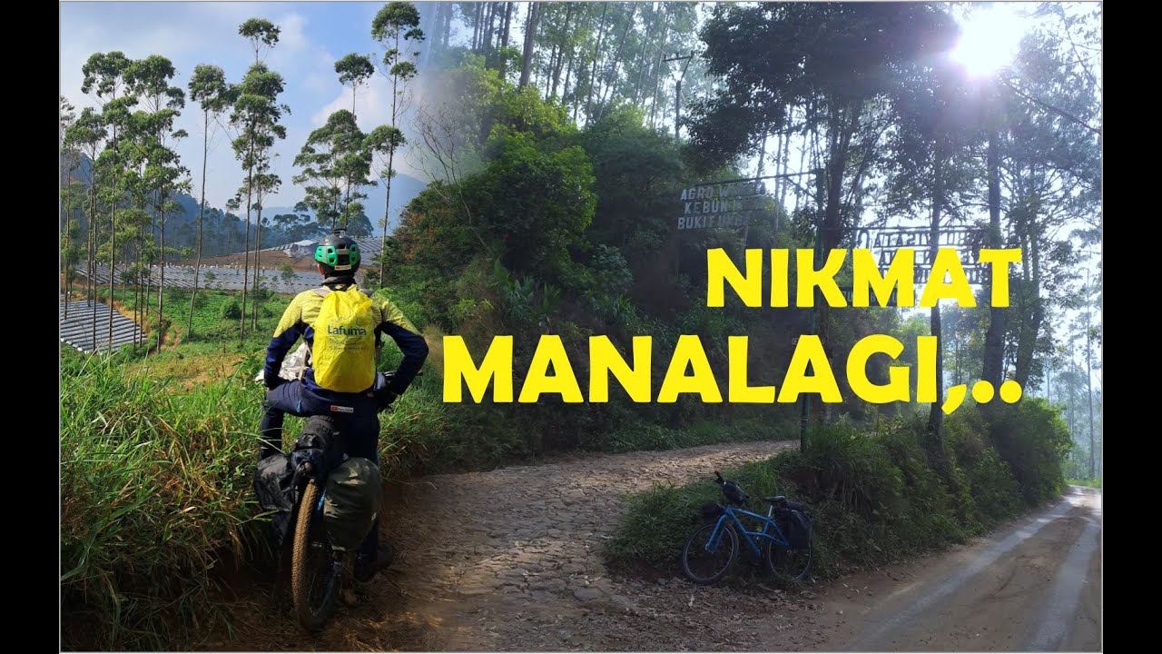 Mountainbike Camping Route | BukitUnggul Camping Ground Bandung | Relaxation Music | #bikecamping