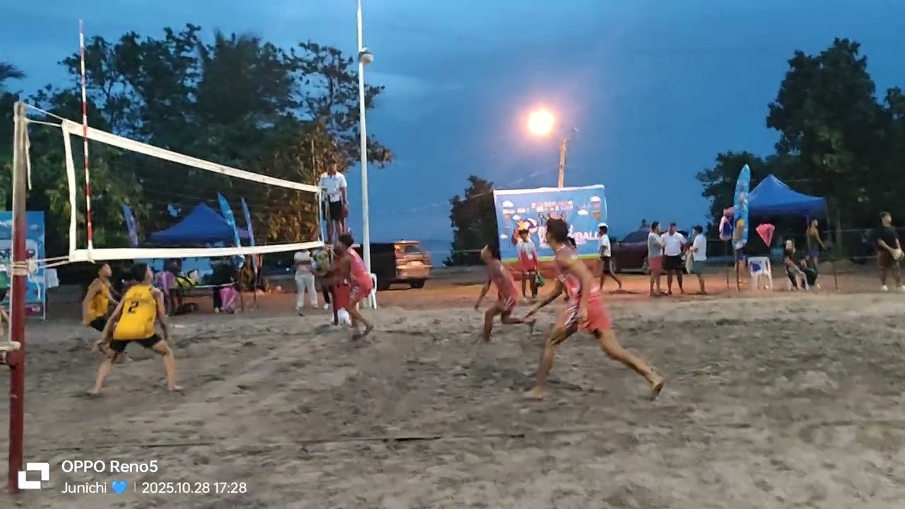 Batang pinoy 2025 gensan .. Beach volleyball .. ilocos norte vs Davao oriental 
