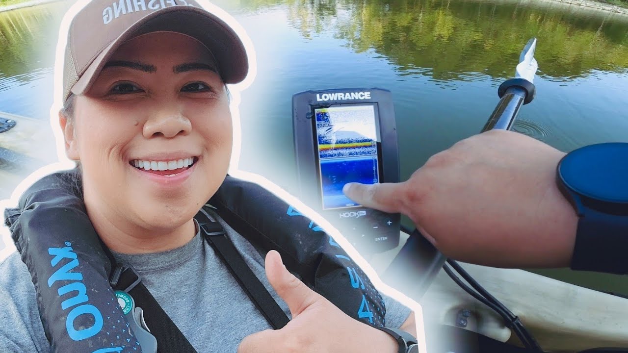 Using My NEW Setup! Lowrance Hook 4 - Kayak Fishing Rough River Lake